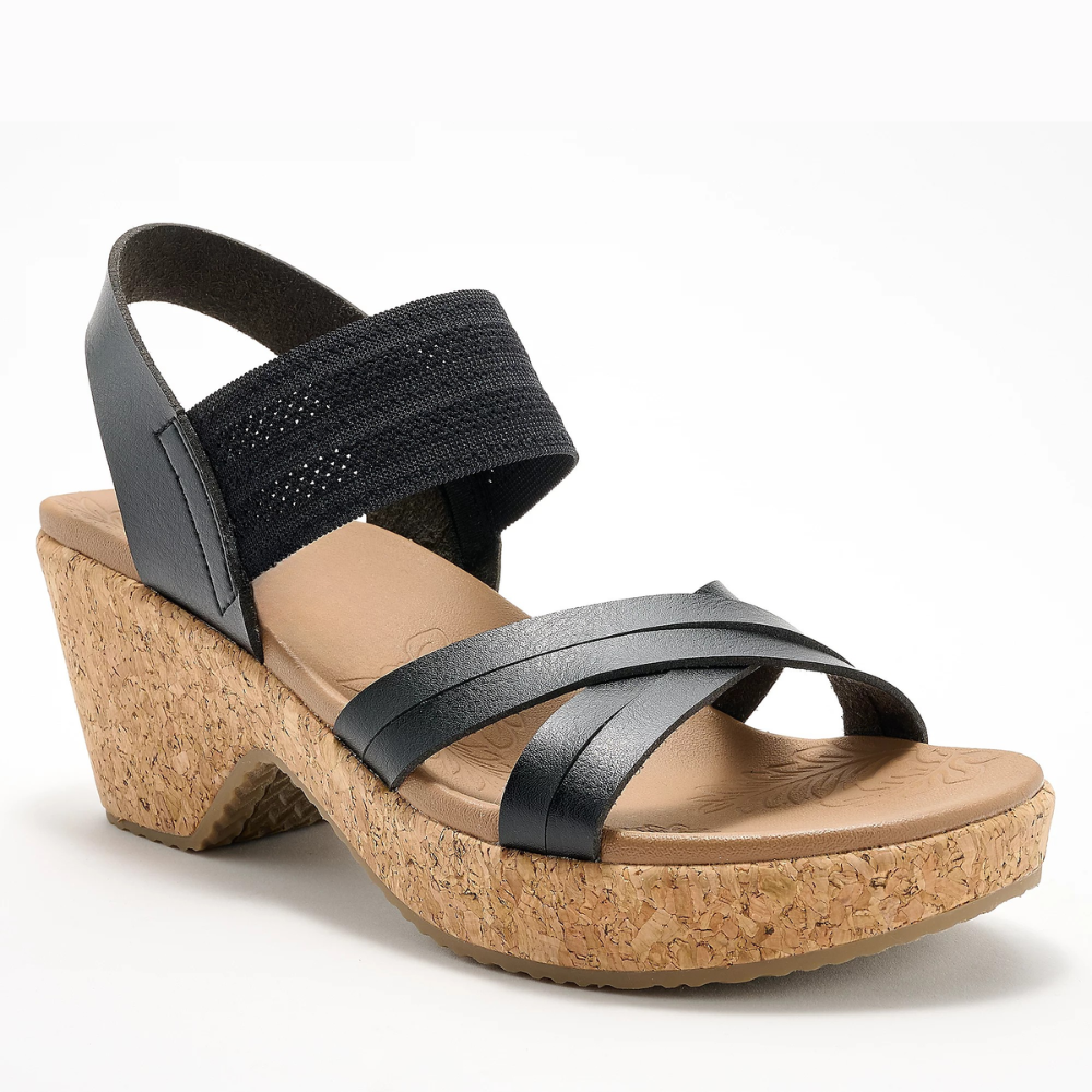Brystol Cork Wedge Sandals – The Heel That Doesn't Fight Back