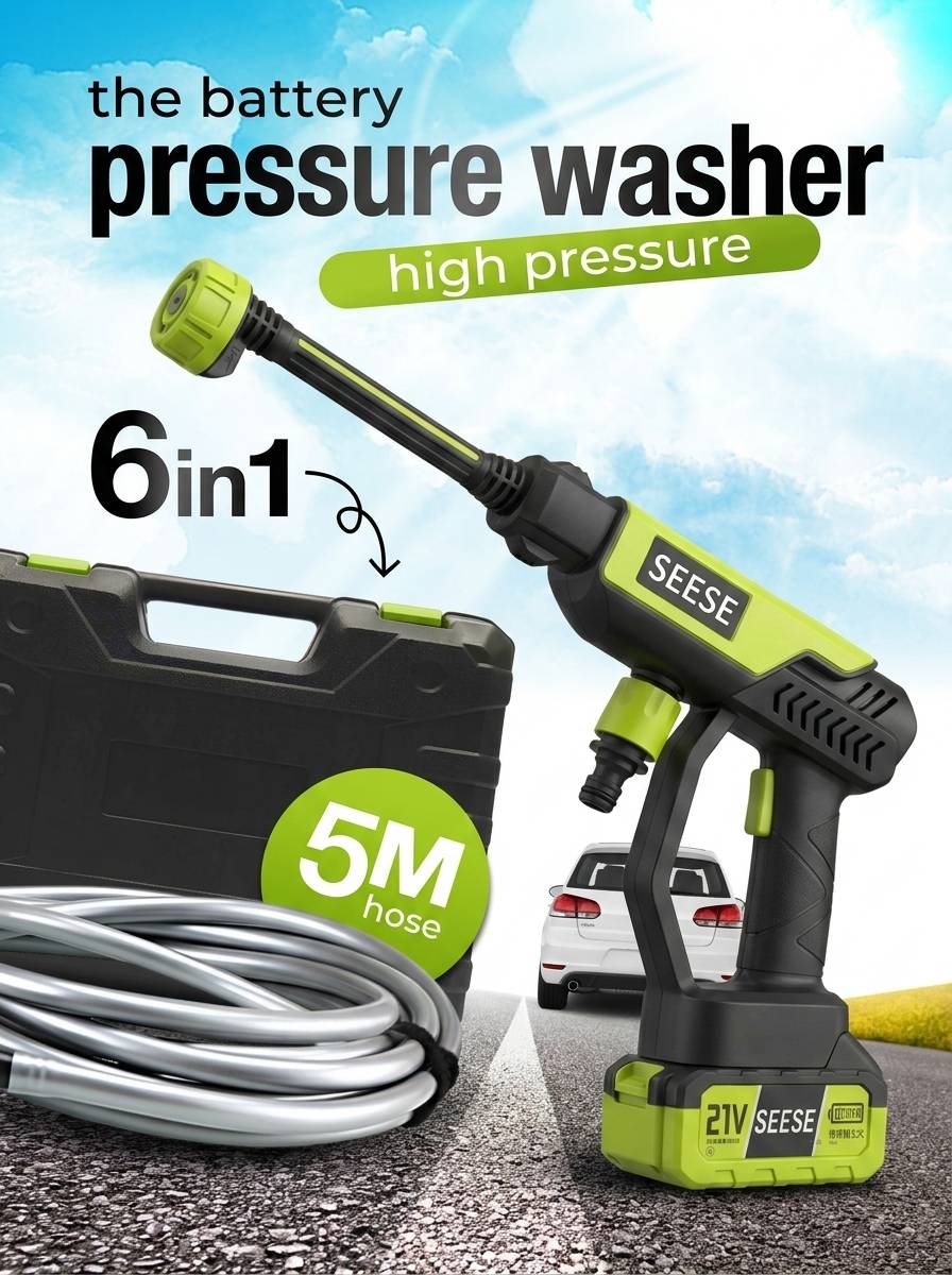 Seese Cordless Pressure Washer